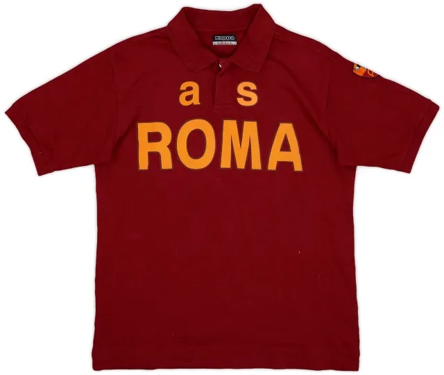 2003-04 Roma Kappa Polo Shirt - 9/10 - (S)