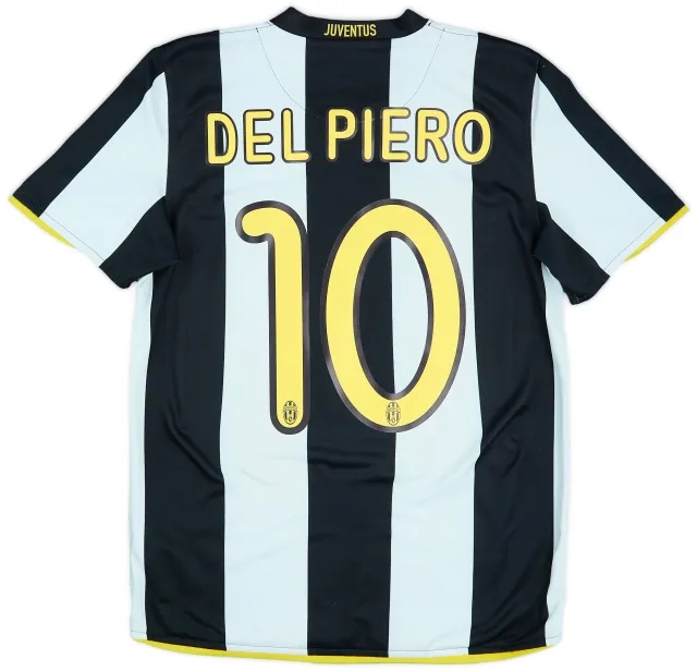 Nike 2008-09 Juventus Home Shirt Del Piero #10 - 7/10 - (S)