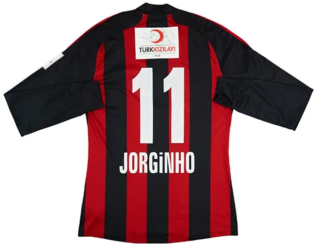 adidas 2011-12 Gaziantepspor Home L/S Shirt Jorginho #11 - 5/10 - (M)