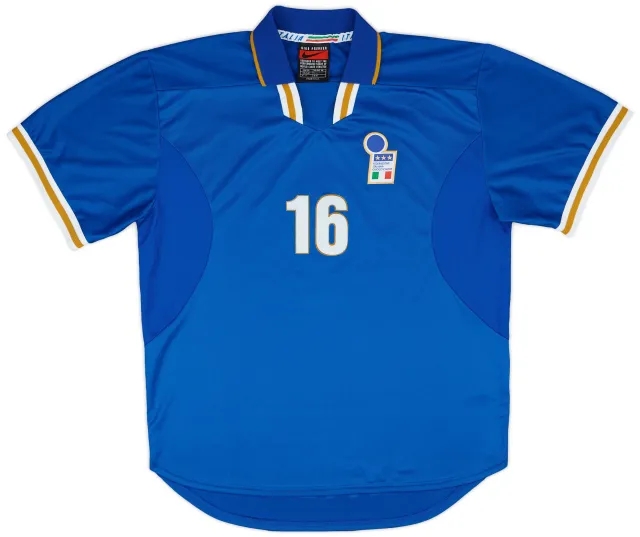 Nike 1996-97 Italy Match Issue Home Shirt #16