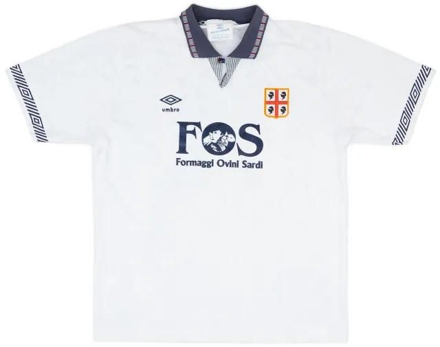 Umbro 1990-92 Cagliari Away Shirt #11 - 7/10 - (XL)