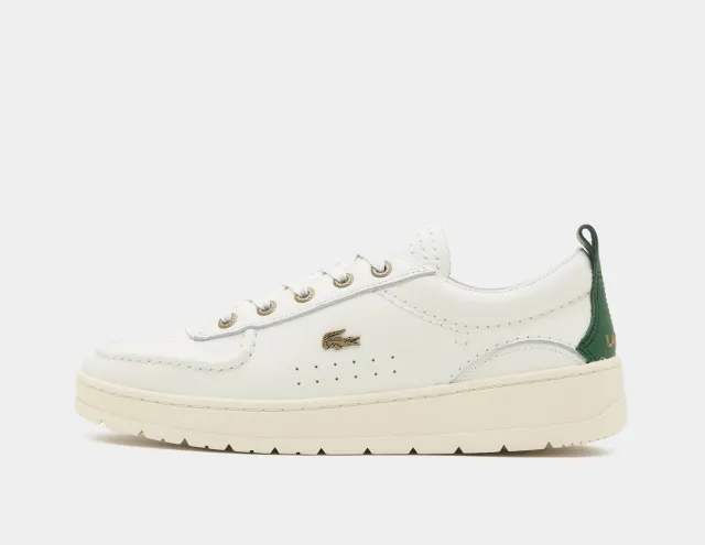 Lacoste Men's Umpire Leather Sneakers - Off White & Dark Green