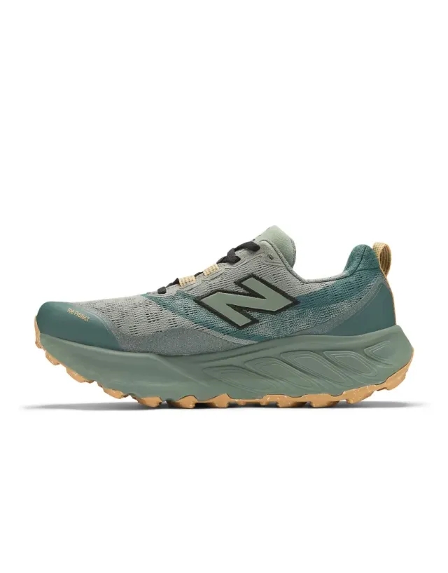 New Balance Men's Fresh Foam X Hierro v9 in Green/Black/Orange Synthetic