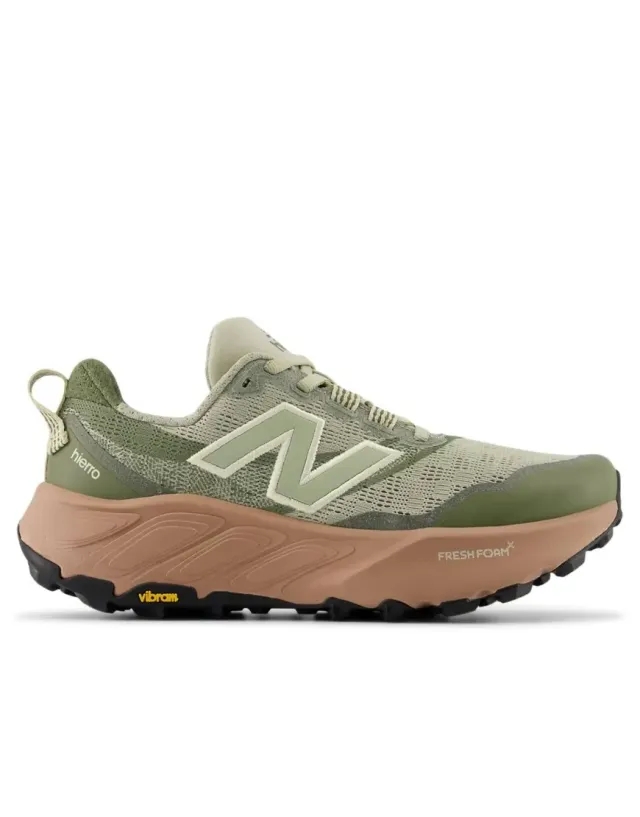 New Balance Women's Fresh Foam X Hierro v9 in Green/Brown Synthetic