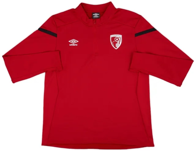 2019-20 Bournemouth Umbro 1/4 Zip Drill Top - 9/10 - (XL)