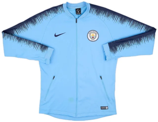 2018-19 Manchester City Nike Track Jacket - 9/10 - (M)