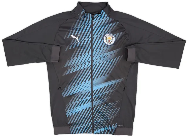 2019-20 Manchester City Puma Track Jacket - 9/10 - (M)