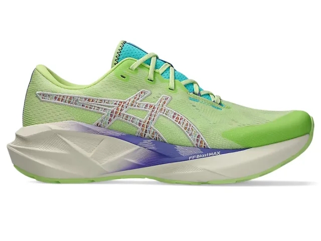 ASICS Novablast 5 TR Neutral Running Shoe Men - Beige, Lime