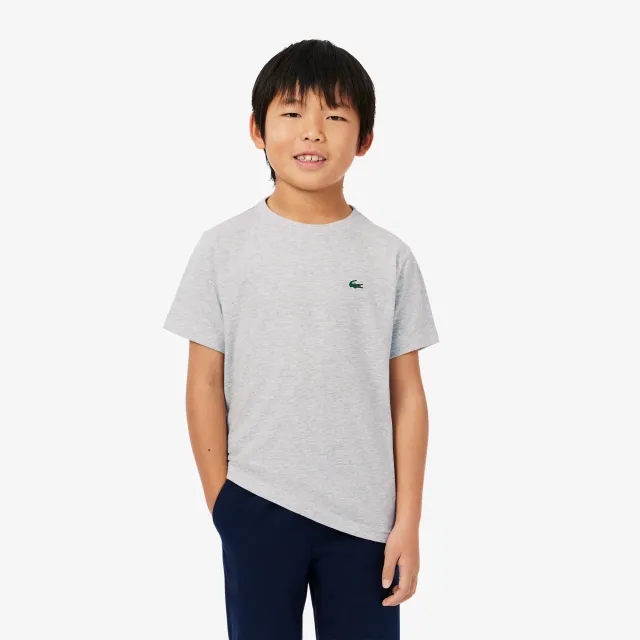 Lacoste Ultra Dry Technical Cotton Sport T-shirt - Light Heathered Grey