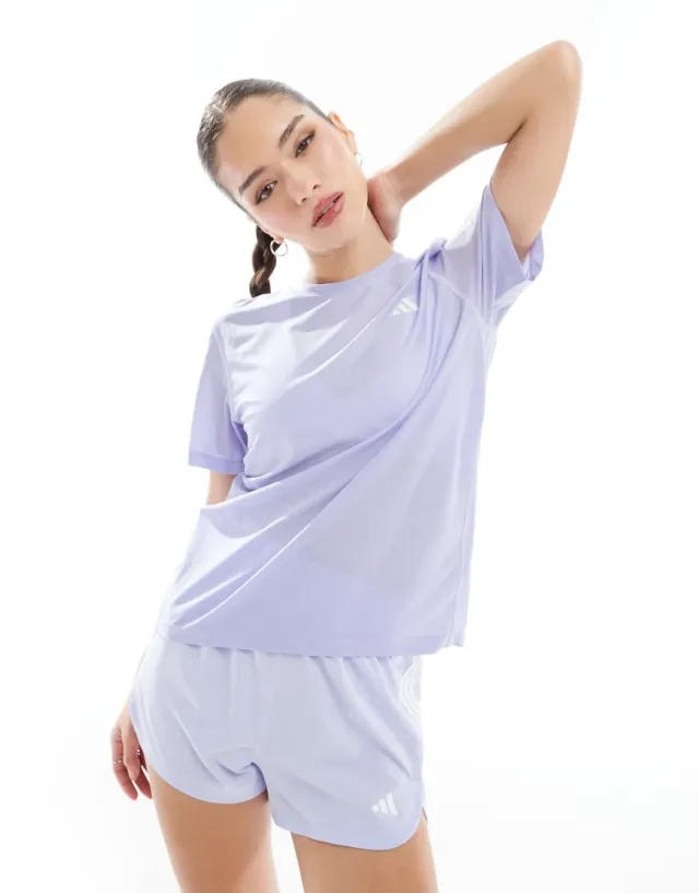 adidas Own The Running Shirt Women - Lilac