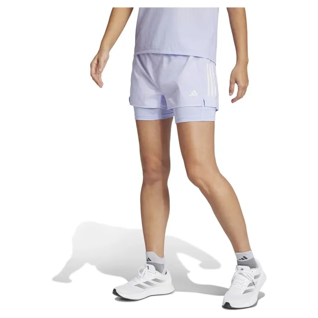 adidas Own The Run 2in1 Running Shorts Women - Lilac