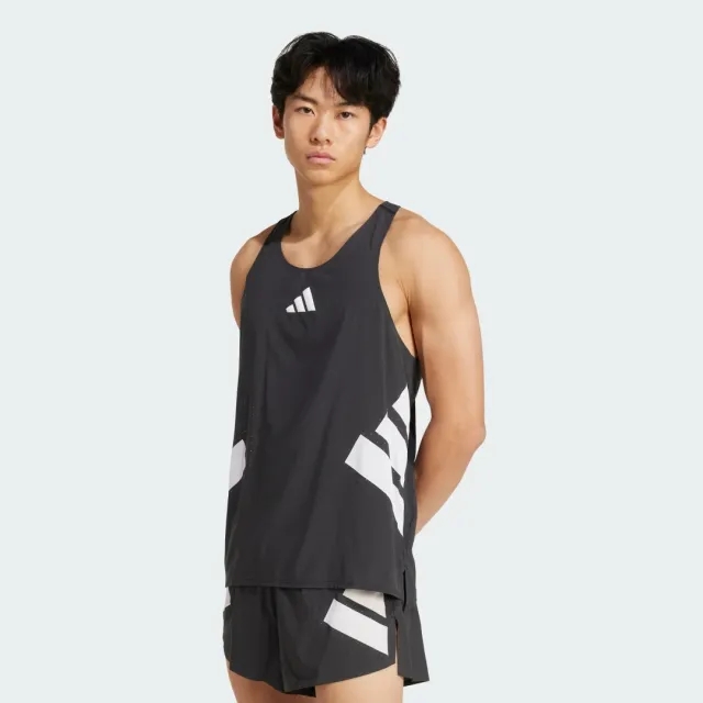 adidas Road To Records Tank Top Men - Black, White