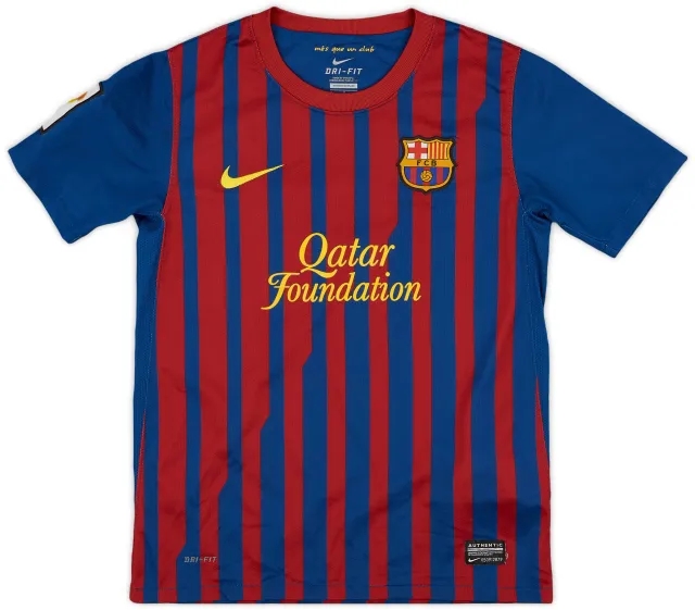 Nike 2011-12 Barcelona Home Shirt - 9/10 - (M.Boys)