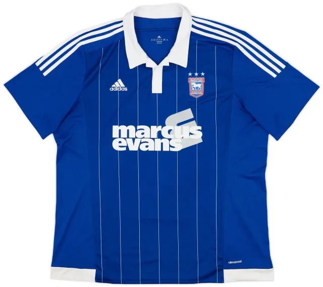 adidas 2015-16 Ipswich Home Shirt - 9/10 - (XXL)