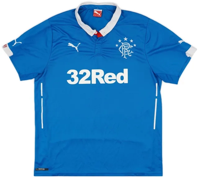 Puma 2014-15 Rangers Home Shirt - 7/10 - (XL)