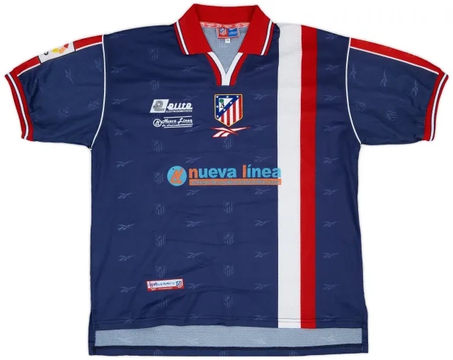 Reebok 1999-00 Atletico Madrid Match Issue Away Shirt #5