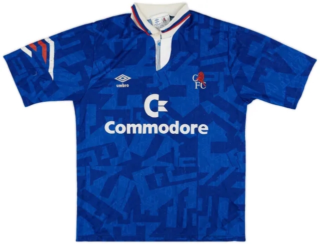 Umbro 1991-93 Chelsea Home Shirt - 7/10 - (L)