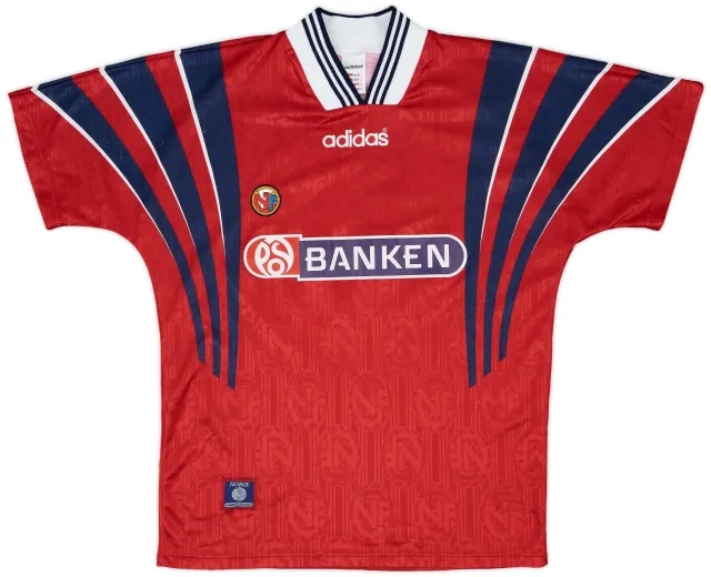 adidas 1996-97 Norway Player Issue Training/Home Shirt #11