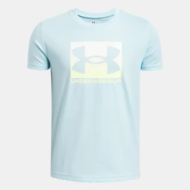 Boys'  Under Armour  Boxed Sports Short Sleeve Stream / Sonic Yellow YXS (48 - 50 in)