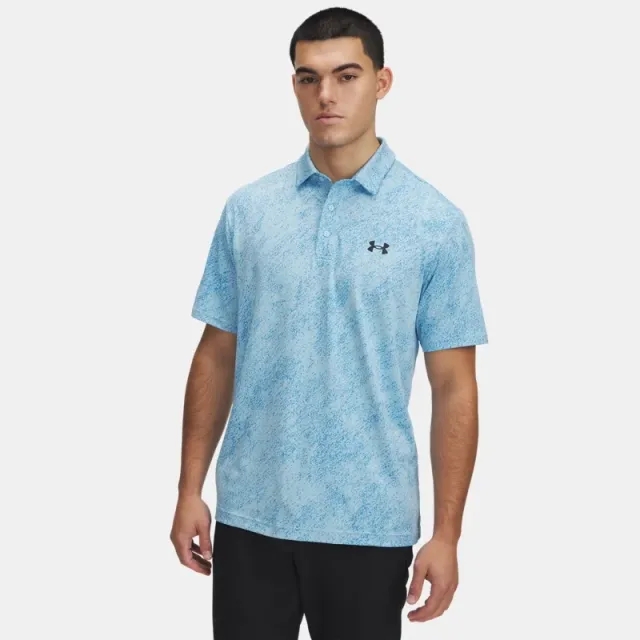 Men's  Under Armour  Playoff Jacq Under Armour rd Polo Stream / Ether Blue / Black 3XL