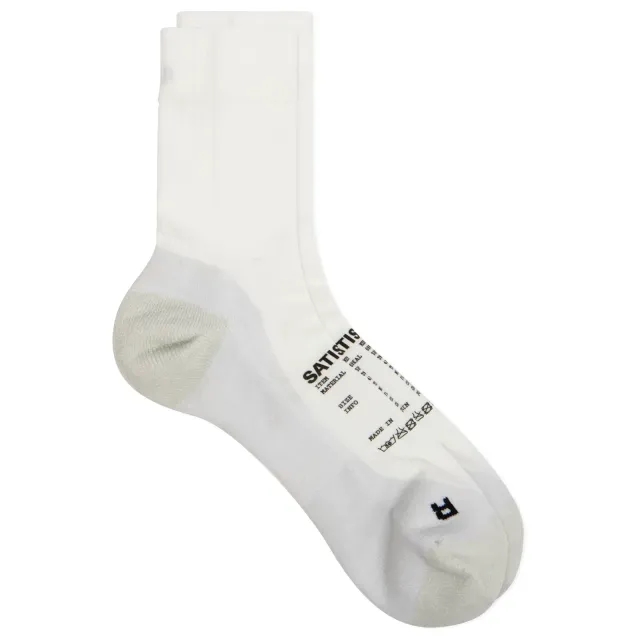 Satisfy Merino Nylon Tube Socks Off-White 43-46