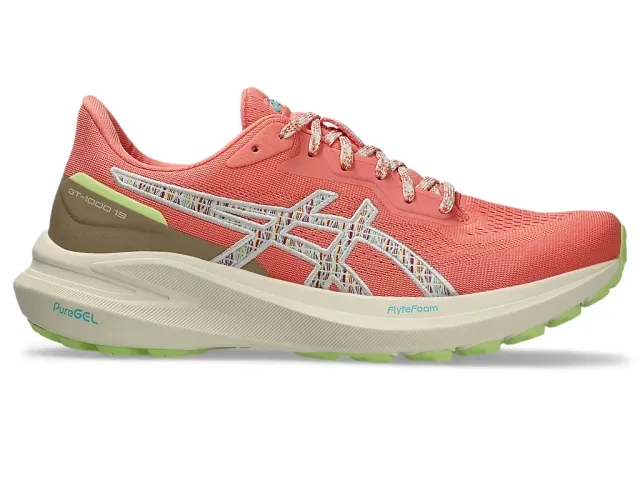 ASICS GT-1000 13 TR Stability Running Shoe Women - Beige, Lemon