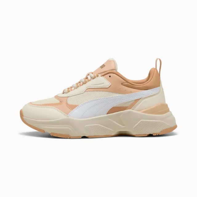 PUMA Cassia Women's Trainers, Alpine Snow/White/Cashew