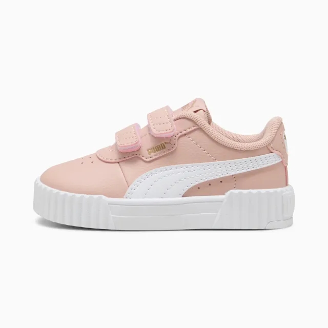 PUMA Carina 3.0 Sneakers Toddler, Rose Quartz/White/Gold