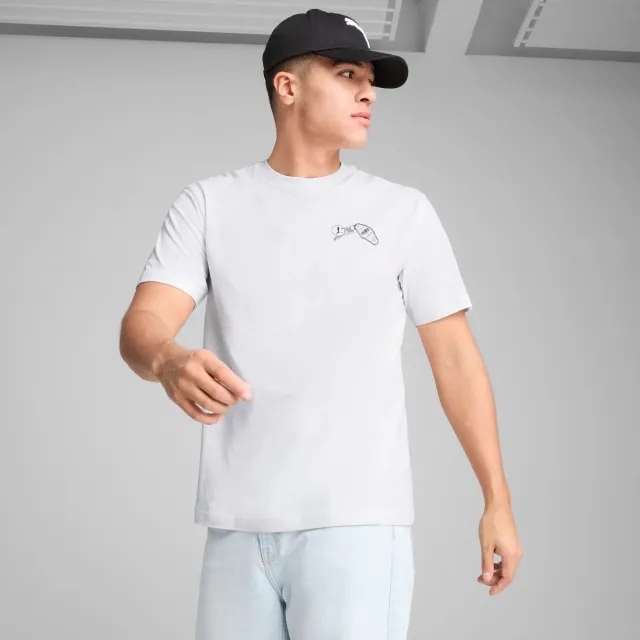 Graphics PUMA Hotel Relaxed T-Shirt Men, White