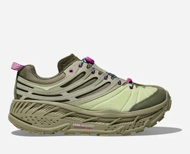 Hoka One One HOKA Elite Terrain System Stinson EVO OG Lifestyle Shoes in Sea Moss/Luna Moth