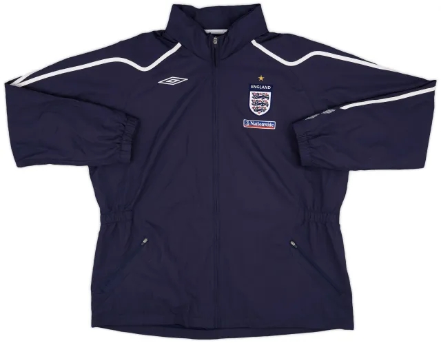 2007-09 England Umbro Hooded Rain Jacket - 8/10 - (XXL)