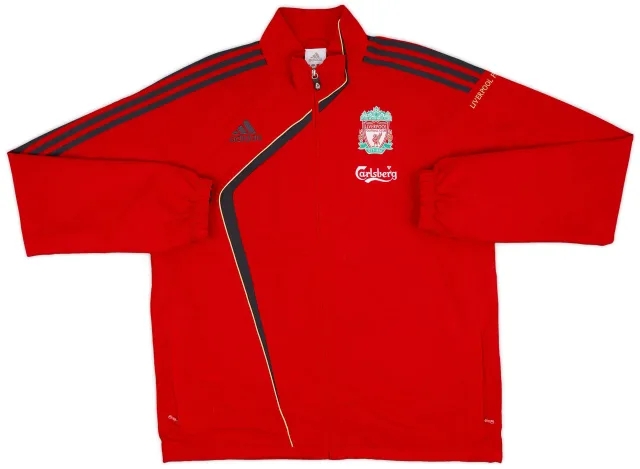 2009-10 Liverpool adidas Track Jacket - 8/10 - (L/XL)