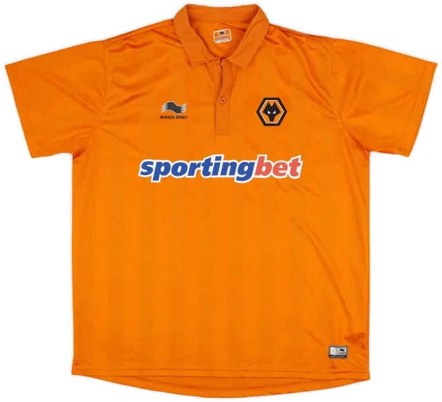 Burrda 2012-13 Wolves Home Shirt - 9/10 - (XL)