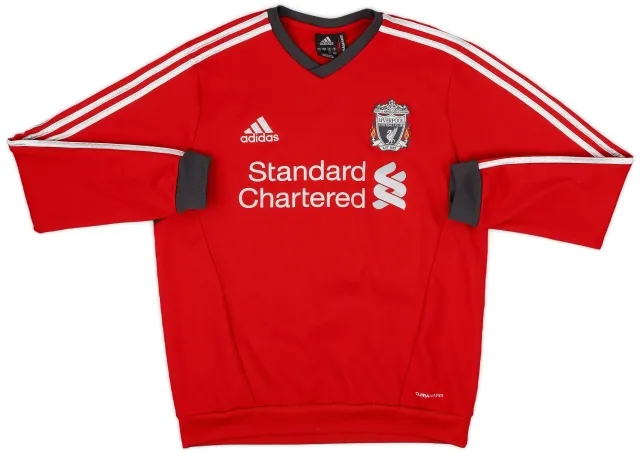 2011-12 Liverpool adidas Sweat Top - 7/10 - (S)
