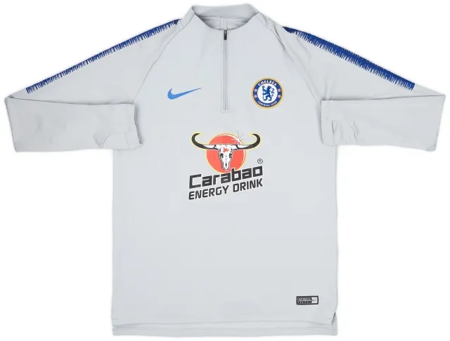 2018-19 Chelsea Nike 1/4 Zip Drill Top - 8/10 - (M)