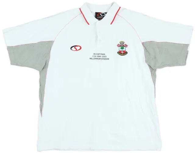 Polo Shirts 2003-04 Southampton FA Cup Final Polo Shirt - 8/10 - (L)