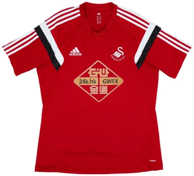 adidas 2014-15 Swansea adizero Training Shirt - 4/10 - (XL)