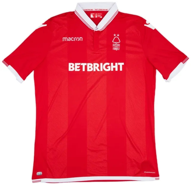 Macron 2018-19 Nottingham Forest Home Shirt - 9/10 - (5XL)