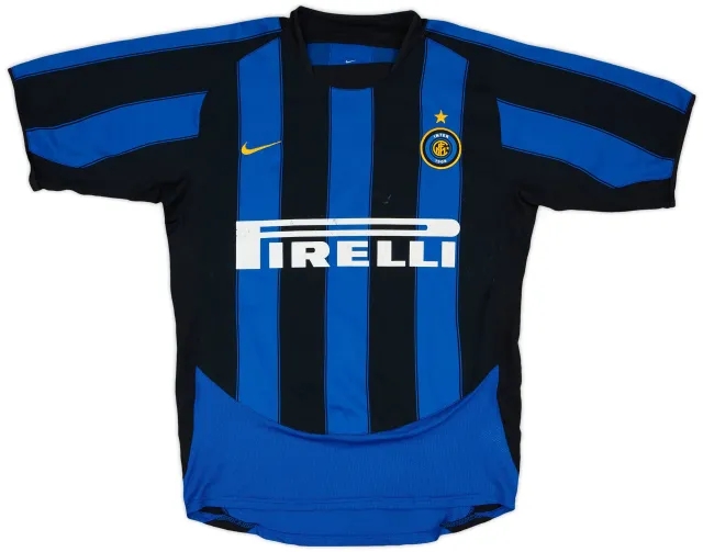 Nike 2003-04 Inter Milan Match Issue Home Shirt #11