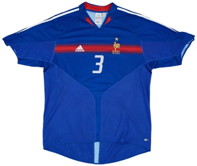 adidas 2004-06 France Match Issue Home Shirt #3