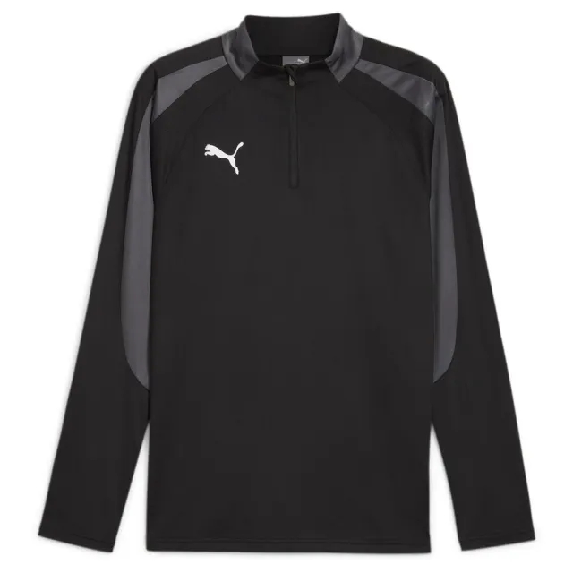 Individualliga 1/4 Zip Top Puma Black-Shadow Gray - ['Black']