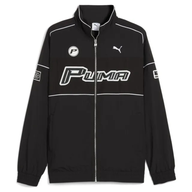 Sds Relaxed Graphic Track Jacket Wv Puma Black - ['Black']