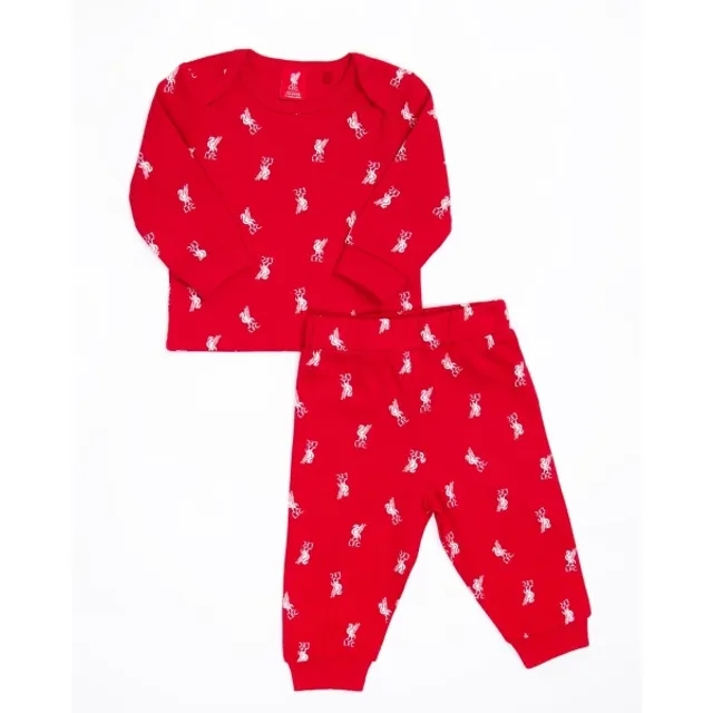 Liverpool FC LFC Baby Pyjamas Long Sleeve Top & Pants Red