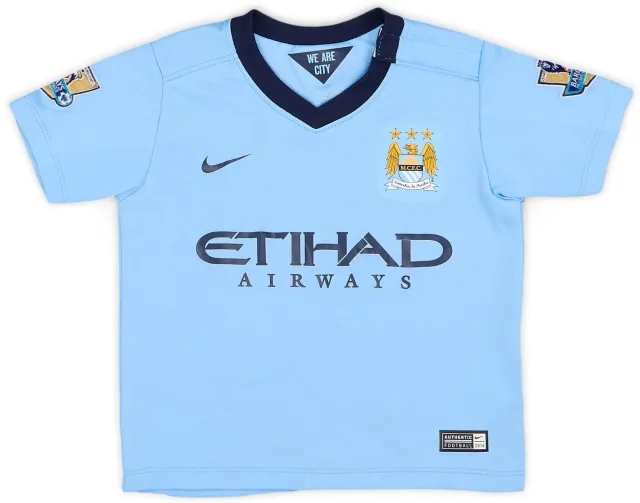 Nike 2014-15 Manchester City Home Shirt - 9/10 - (12-18 Months)