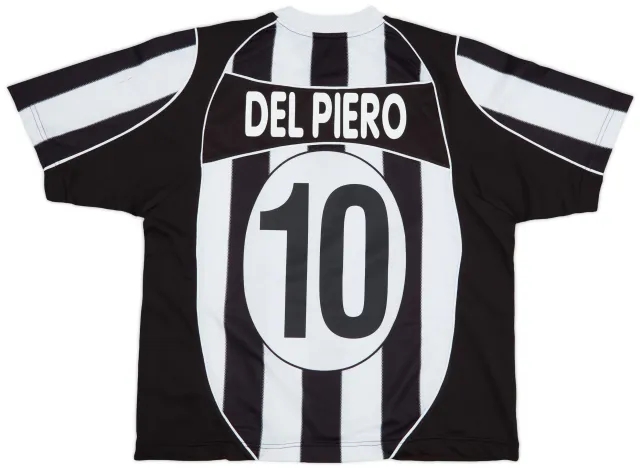 Lotto 2002-03 Juventus Home Shirt Del Piero #10 - 6/10 - (XL)
