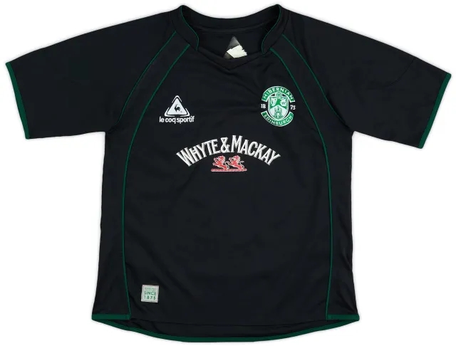 LeCoqSportif 2007-08 Hibernian Away Shirt - 8/10 - (L.Boys)
