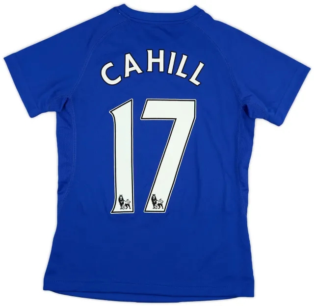 LeCoqSportif 2010-11 Everton Home Shirt Cahill #17 - 9/10 - (Women's M)