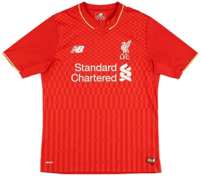 NewBalance 2015-16 Liverpool Home Shirt - 9/10 - (L.Boys)