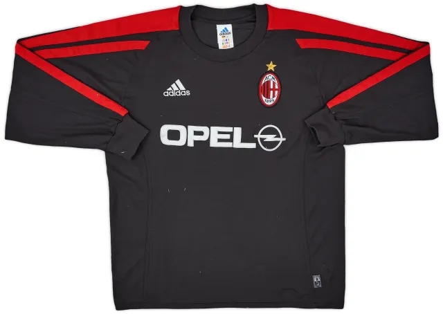 2001-02 AC Milan adidas Training L/S Shirt - 5/10 - (S)