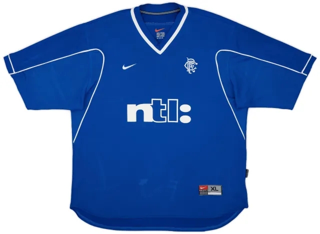 Nike 1999-01 Rangers Home Shirt - 7/10 - (XL)